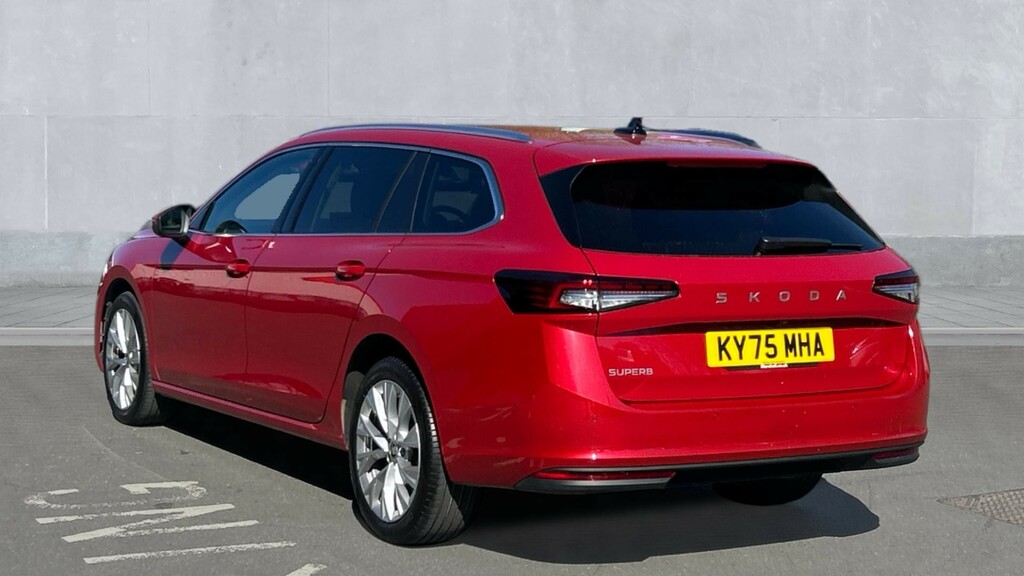 Skoda Superb Superb 2.0 Tdi Se L Dsg KY75MHA Red #3