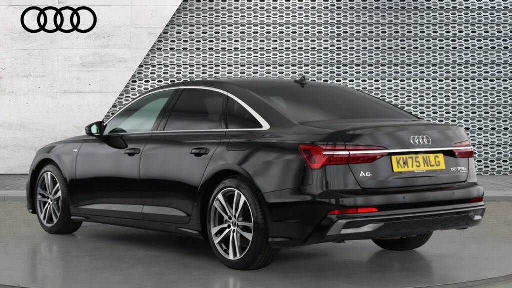 Audi A6 Saloon A6 50 Tfsi E Quattro S Line S Tronic Black #3