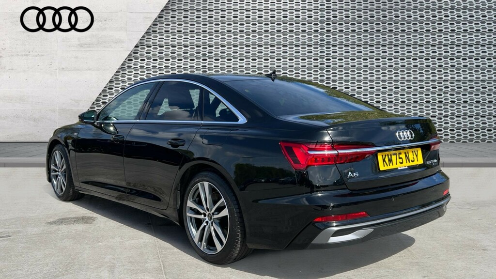 Audi A6 Saloon A6 50 Tfsi E Quattro S Line S Tronic KM75NJY Black #3