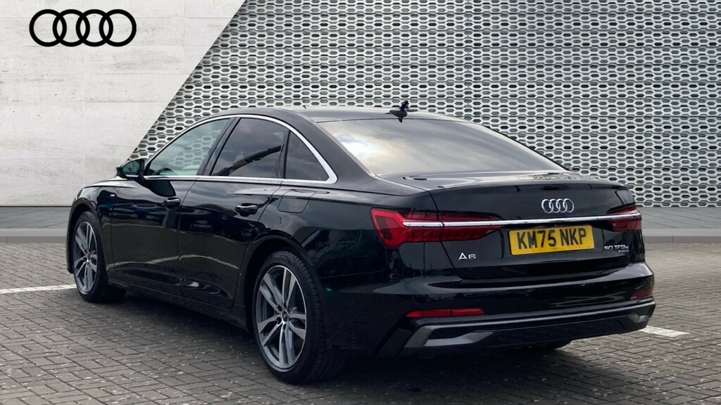 Audi A6 Saloon A6 50 Tfsi E Quattro S Line S Tronic KM75NKP Black #3