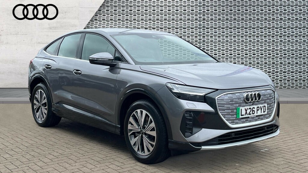 Audi Q4 E Tron Audi Q4 E-tron Sportback 150Kw 40 63Kwh Sport Grey