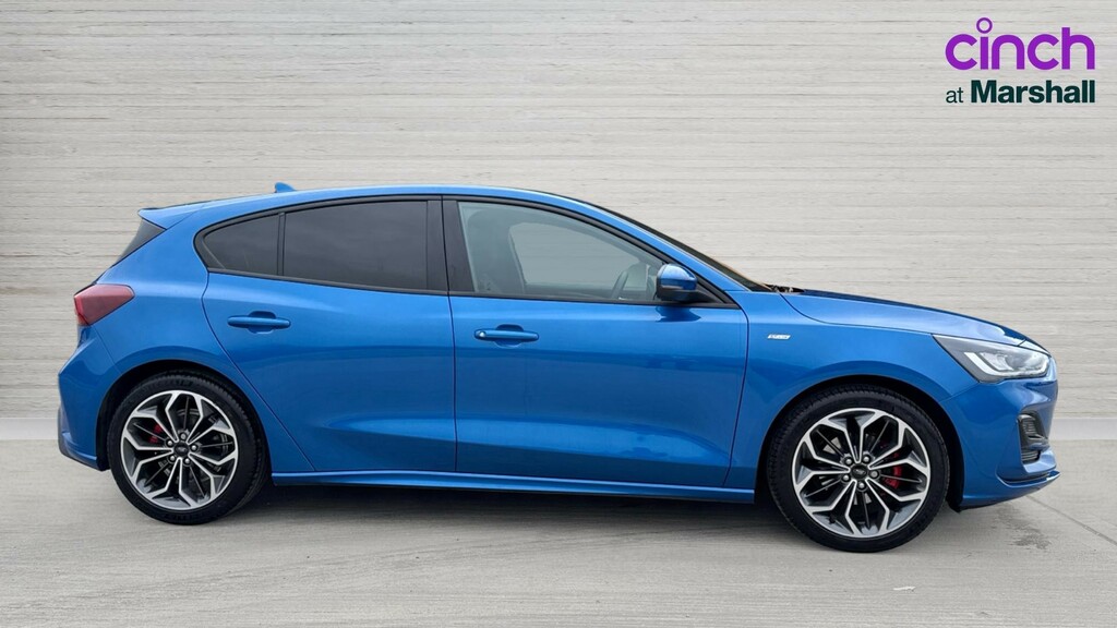 Ford Focus Ford Focus Hatchback 1.0 Ecoboost Hybrid Mhev 155 AE75LDX Blue #2