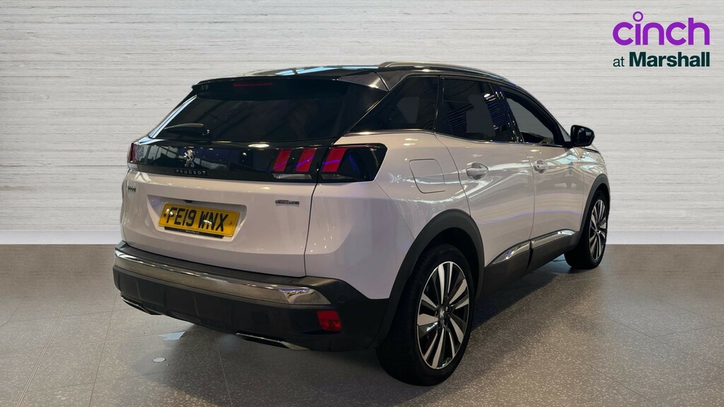 Peugeot 3008 3008 1.6 Puretech 180 Gt Line Premium Eat8 FE19WNX White #3