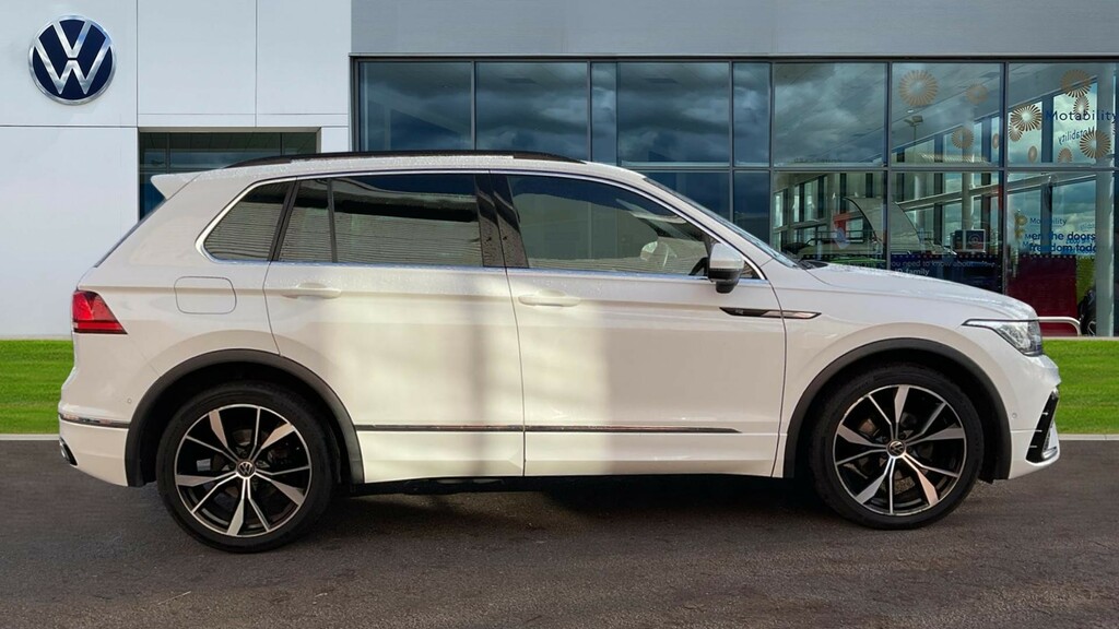 Volkswagen Tiguan Tiguan 2.0 Tdi 4Motion R-line Dsg CA22UWP White #4