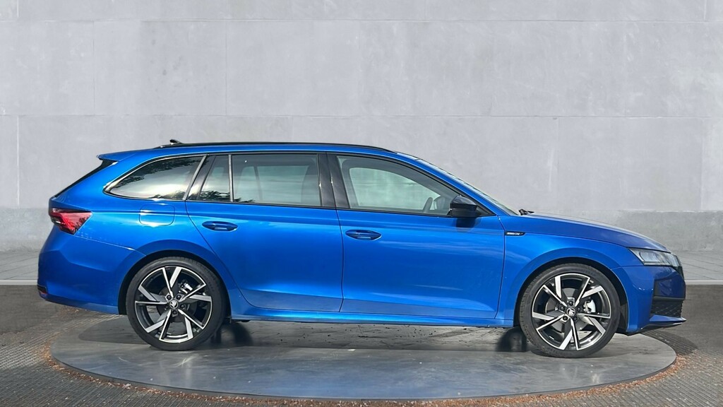 Skoda Octavia Skoda Octavia Estate 1.5 Tsi 150 E-tec Sportline 5 Blue #4