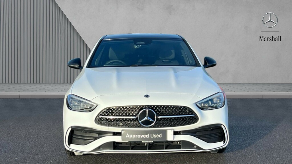 Mercedes-Benz C Class C200 Amg Line Premium Plus Saloon White #6
