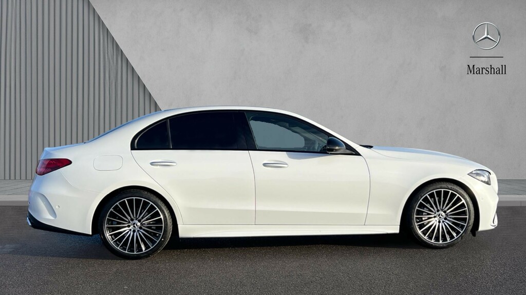 Mercedes-Benz C Class C200 Amg Line Premium Plus Saloon White #4
