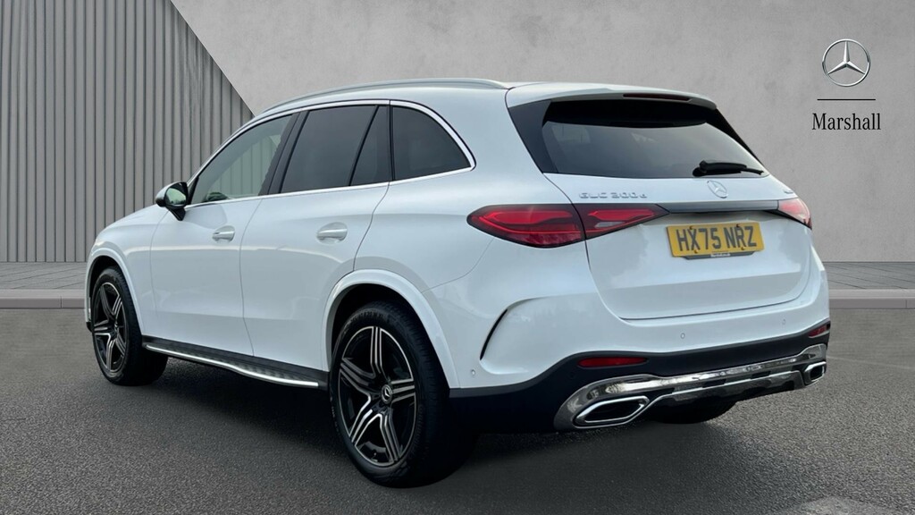 Mercedes-Benz GLC Class Glc 300D 4Matic Amg Line Premium Pan HX75NRZ White #2