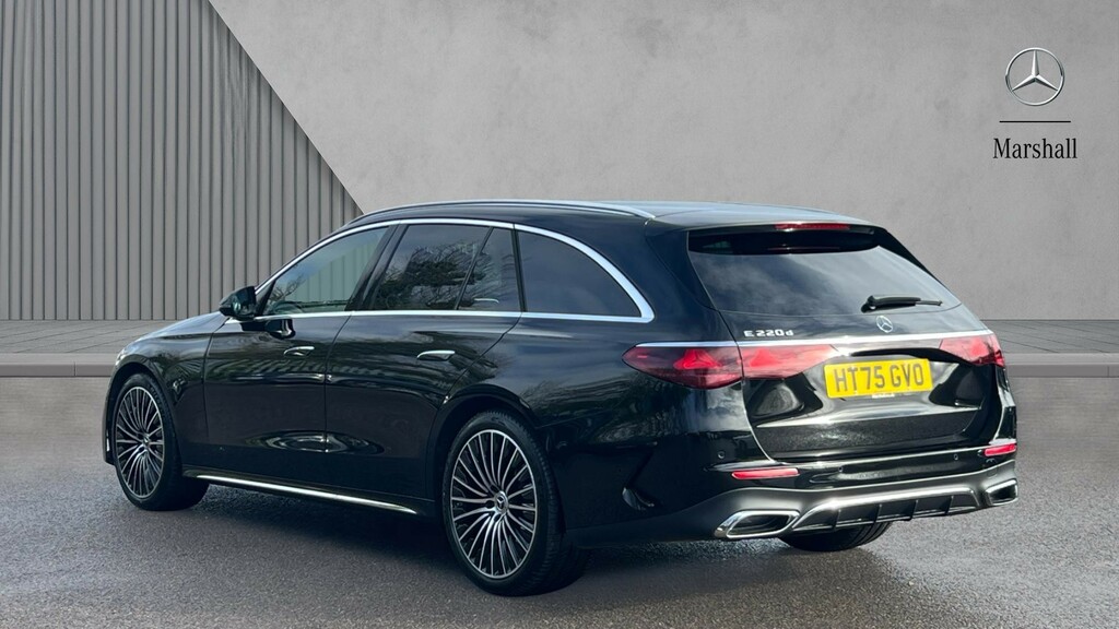 Mercedes-Benz E Class E220d Amg Line Premium Plus Estate Black #2