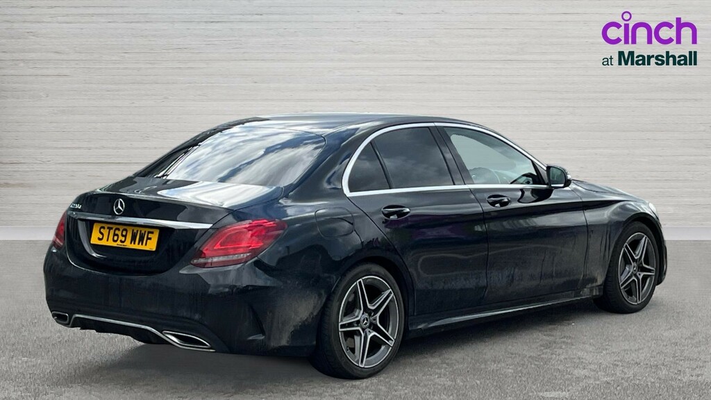 Mercedes-Benz C Class C Class C220d Amg Line Premium 9G-tronic ST69WWF Black #3