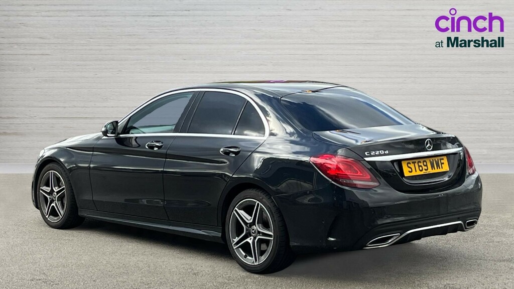 Mercedes-Benz C Class C Class C220d Amg Line Premium 9G-tronic ST69WWF Black #5