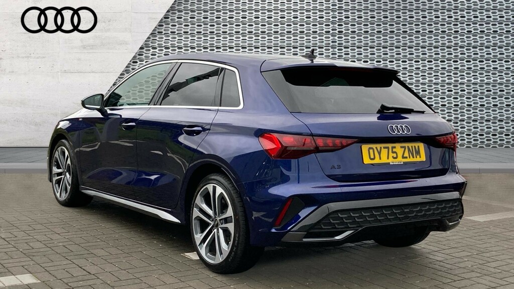 Audi A3 A3 1.5 Tfsi 116 S Line S Tronic Tech Pack OY75ZNM Blue #3