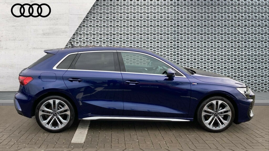 Audi A3 A3 1.5 Tfsi 116 S Line S Tronic Tech Pack OY75ZNM Blue #4