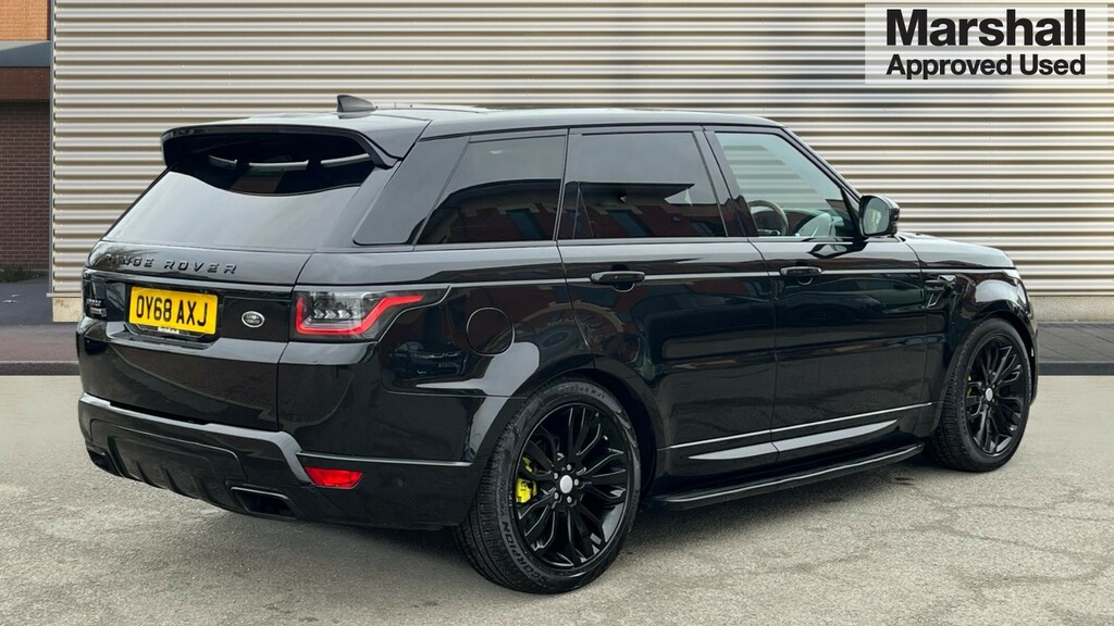 Land Rover Range Rover Sport Range Rover Sport 3.0 Sdv6 Dynamic 5 OY68AXJ Black #3
