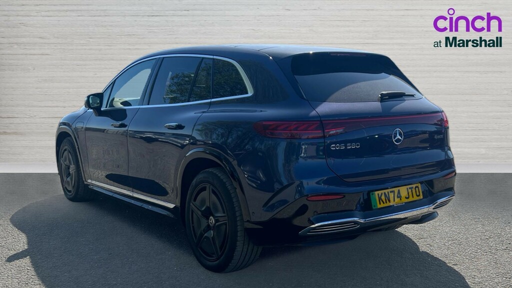 Mercedes-Benz EQS Eqs 580 4M 400Kw Business Class 108Kwh Blue #5
