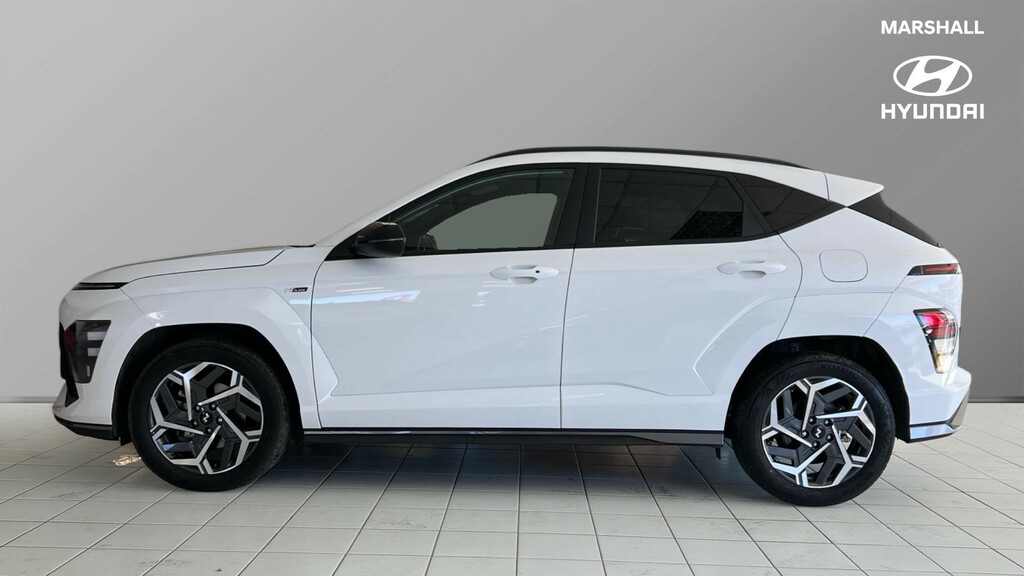 Hyundai Kona Kona 1.6 Hybrid 129 N Line Dct EF25GZD White #6