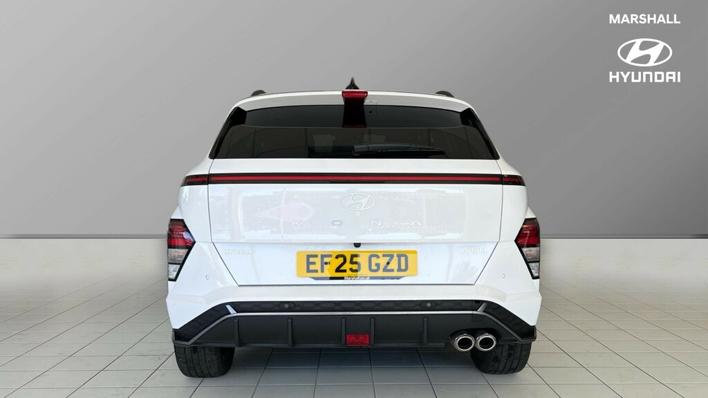Hyundai Kona Kona 1.6 Hybrid 129 N Line Dct EF25GZD White #4