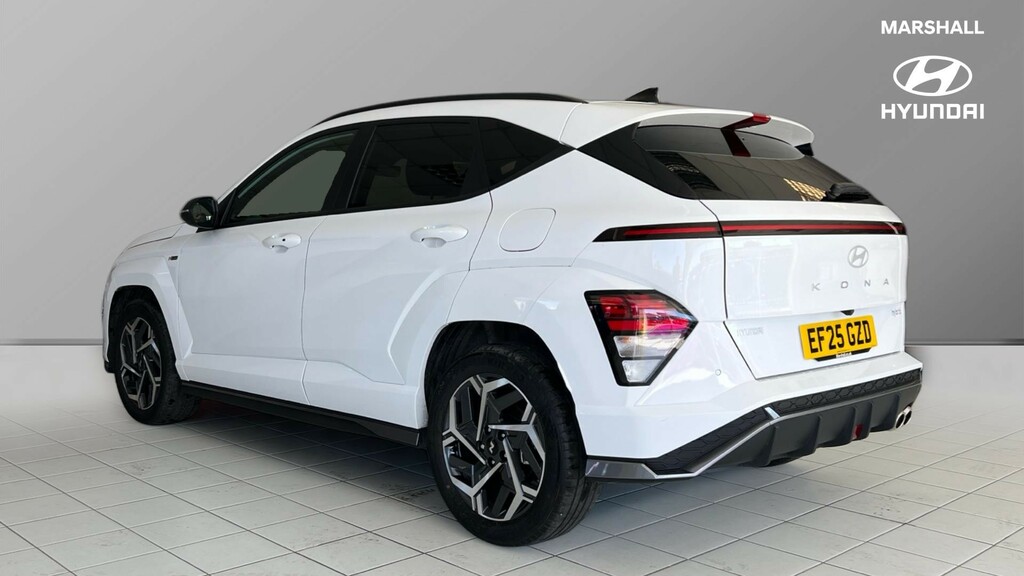 Hyundai Kona Kona 1.6 Hybrid 129 N Line Dct EF25GZD White #5