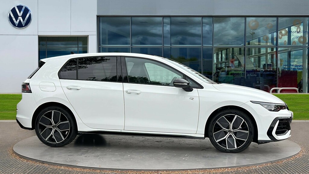 Volkswagen Golf Volkswagen Golf Hatchback 1.5 Etsi 150 Black Editi KR26AUX White #4