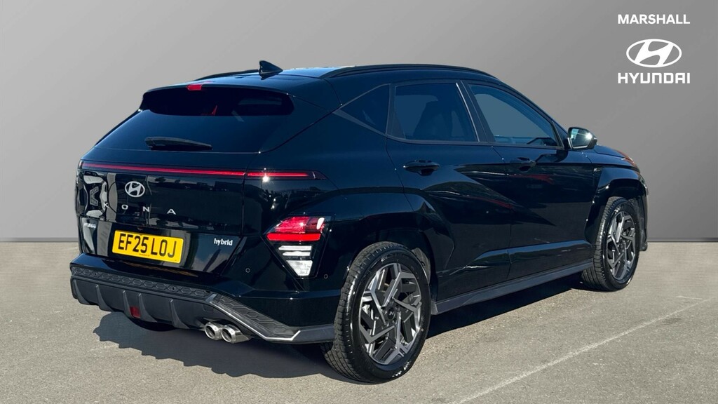 Hyundai Kona Kona 1.6 Hybrid 129 N Line S Dct EF25LOJ Black #3