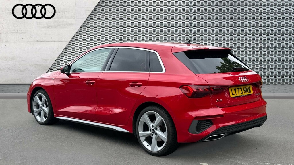 Audi A3 A3 35 Tfsi S Line S Tronic Tech Pack LY73HNW Red #3