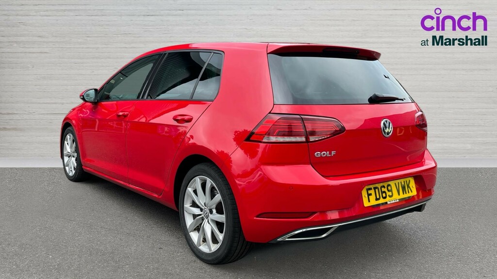 Volkswagen Golf Golf 2.0 Tdi Gt Edition Dsg FD69VWK Red #5