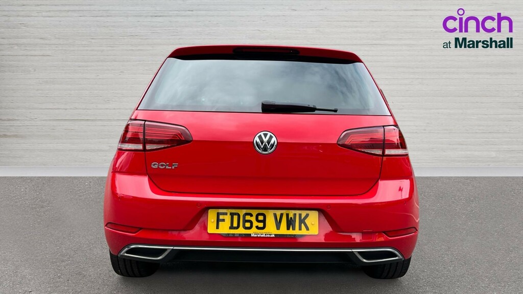 Volkswagen Golf Golf 2.0 Tdi Gt Edition Dsg FD69VWK Red #4