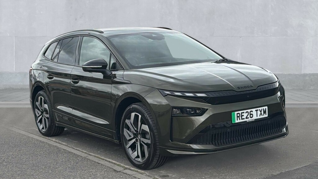 Skoda ENYAQ Enyaq Sportline 85X 82 Kwh 286 Ps Single Speed 4X4 Green