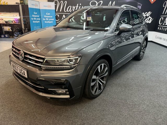 Volkswagen Tiguan 2.0 Tdi R-line 4-Motion NK67UGA Grey #2