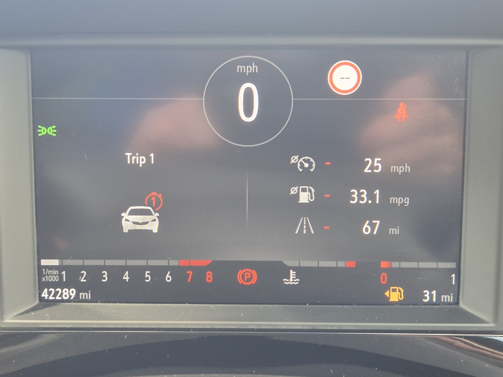 Vauxhall Corsa E Elite Nav Red #21