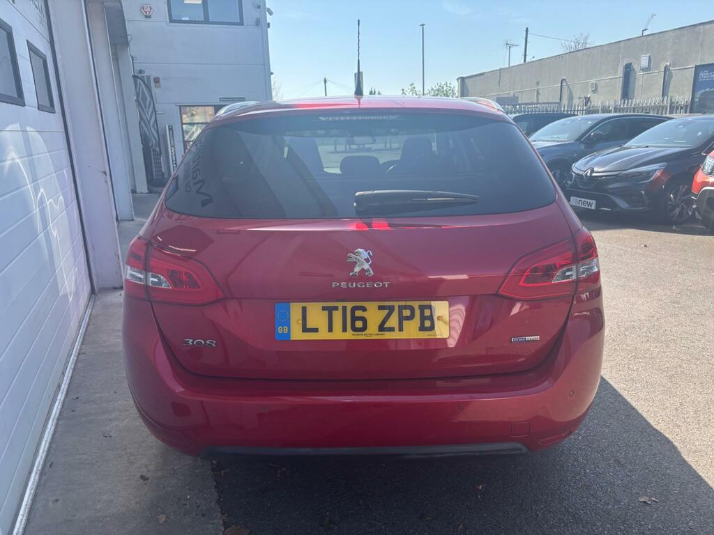 Peugeot 308 SW 1.2 Puretech Allure Eat Euro 6 Ss Red #4