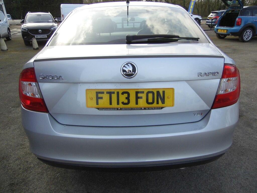 Skoda Rapid Hatchback 1.4 Tsi Se Dsg Euro 5 201313 Silver #6