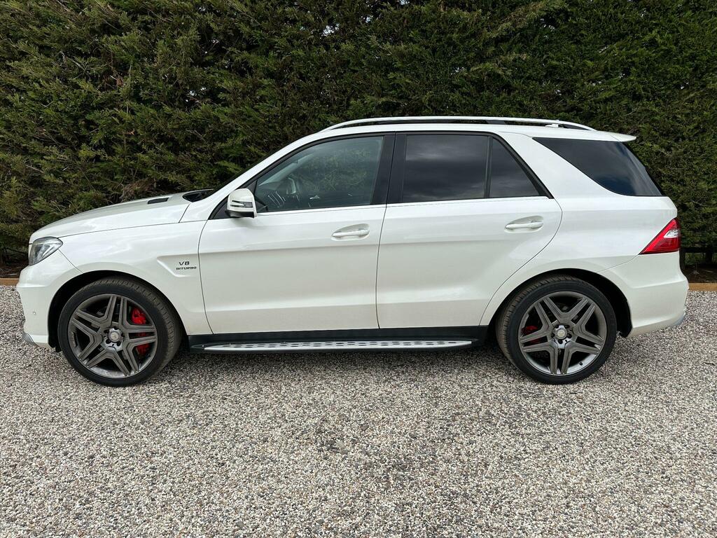 Mercedes-Benz M Class 5.5 Ml63 V8 Amg Spds7gt 4Wd Euro 5 Ss White #5