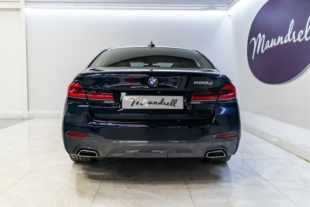 BMW 5 Series 2.0 520D Mht M Sport Saloon Hybrid Step AE71FJN Black #6