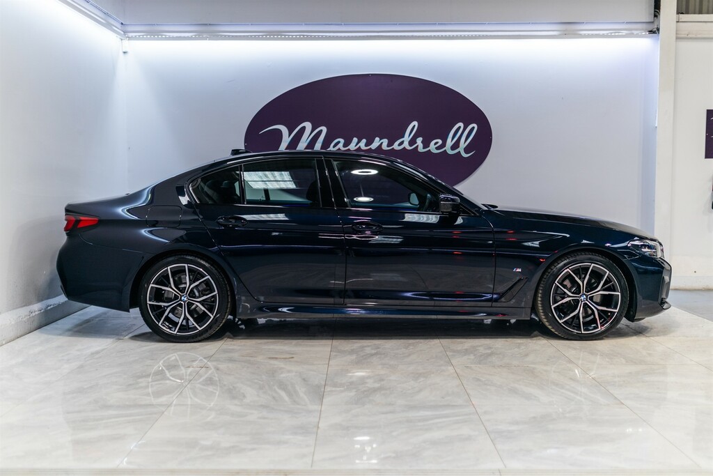 BMW 5 Series 2.0 520D Mht M Sport Saloon Hybrid Step AE71FJN Black #2