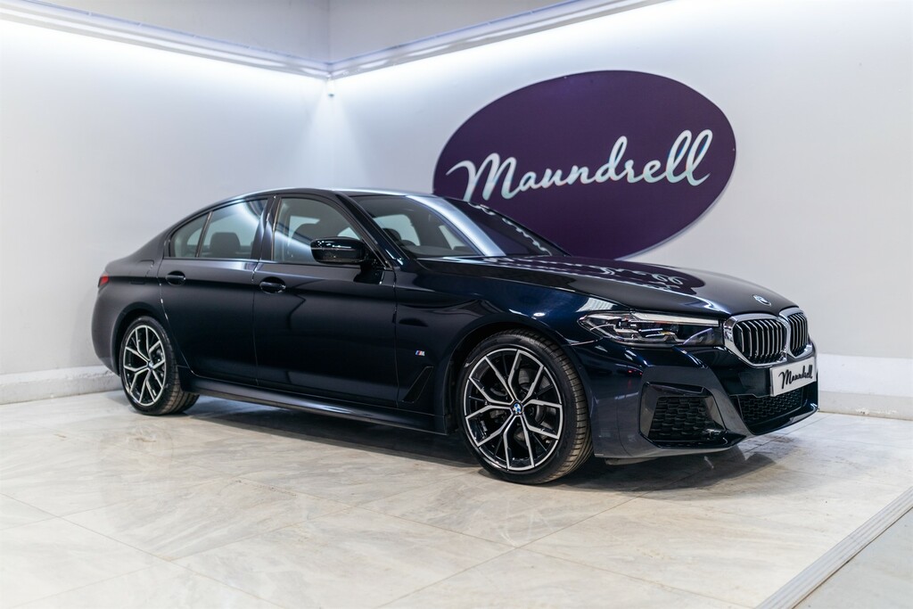 BMW 5 Series 2.0 520D Mht M Sport Saloon Hybrid Step Black