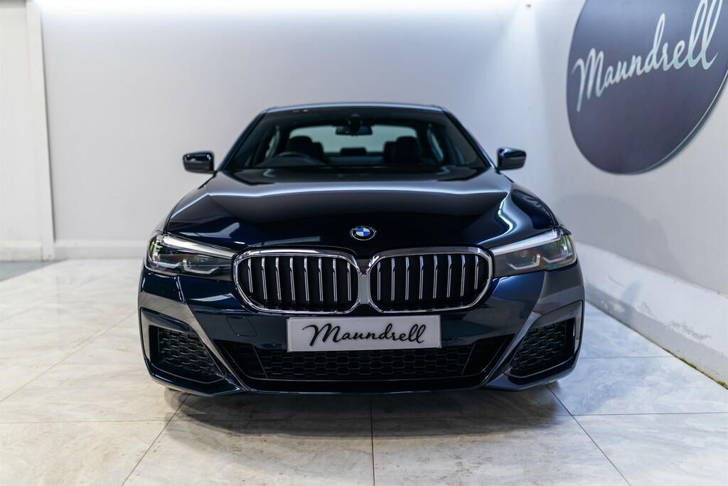 BMW 5 Series 2.0 520D Mht M Sport Saloon Hybrid Step AE71FJN Black #5