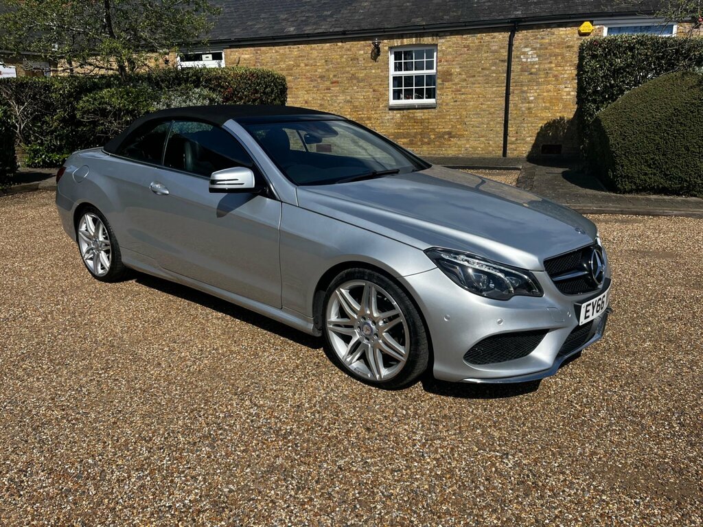 Mercedes-Benz E Class 2.1 E220d Amg Line Edition Cabriolet G- EY66VFP Silver #3