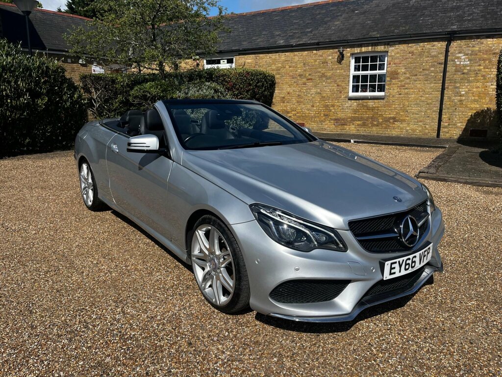 Mercedes-Benz E Class 2.1 E220d Amg Line Edition Cabriolet G- EY66VFP Silver #5