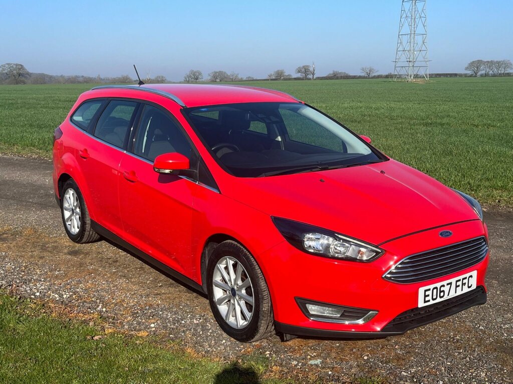 Ford Focus 1.0T Ecoboost Titanium Estate Euro Red