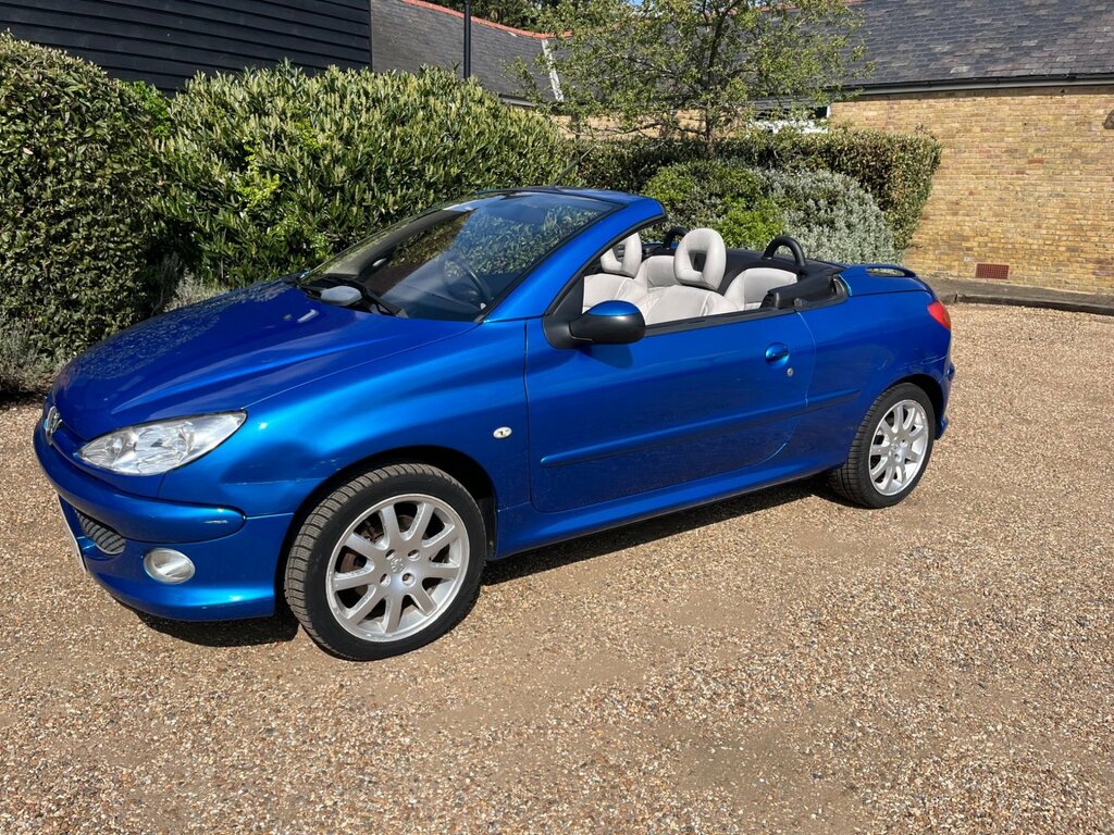 Peugeot 206 CC 2.0 16V Allure Convertible 204 Blue