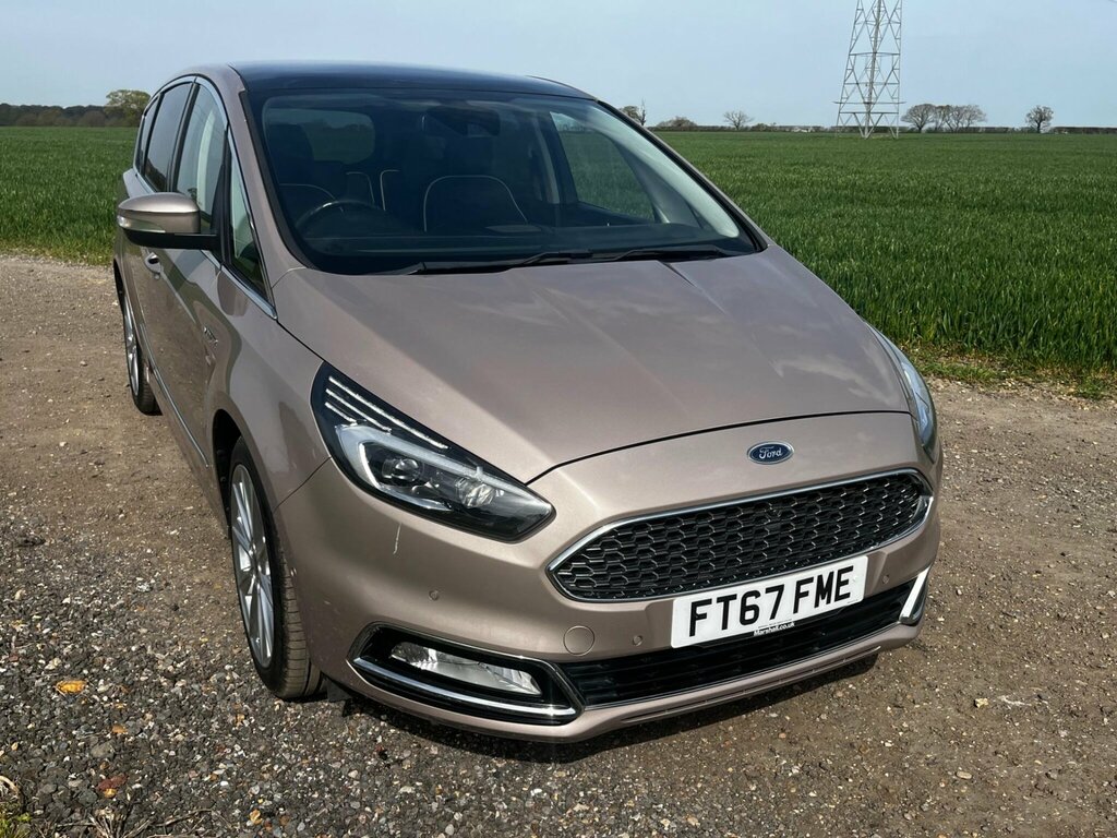 Ford S-Max 2.0 Tdci Vignale Mpv Powershift Euro 6 FT67FME Beige #6