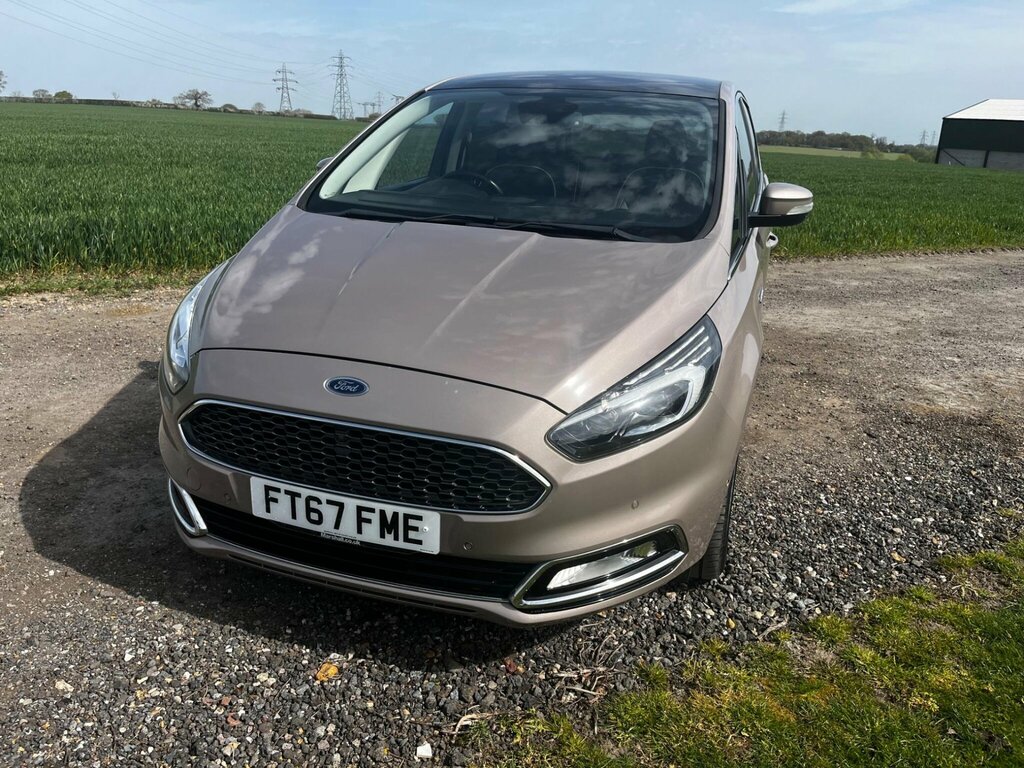Ford S-Max 2.0 Tdci Vignale Mpv Powershift Euro 6 FT67FME Beige #5