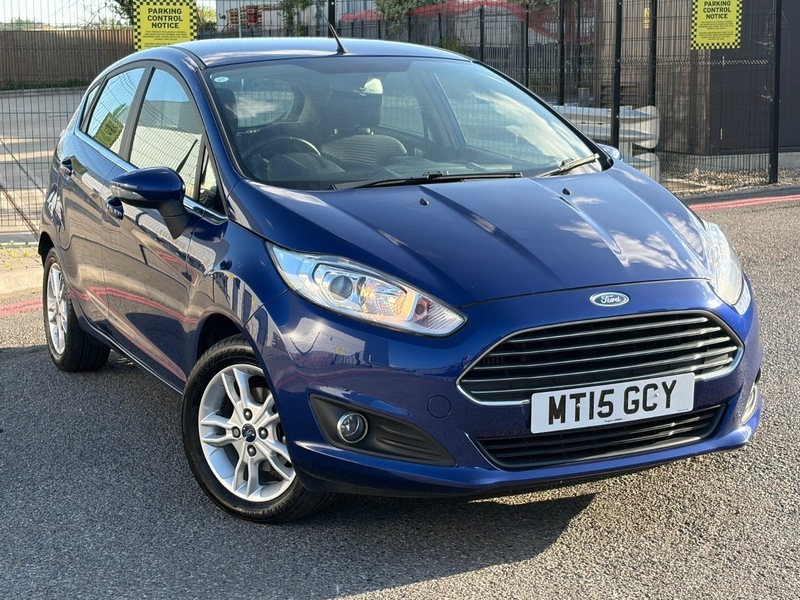 Ford Fiesta 1.0T Ecoboost Zetec Hatchback MT15GCY Blue #2