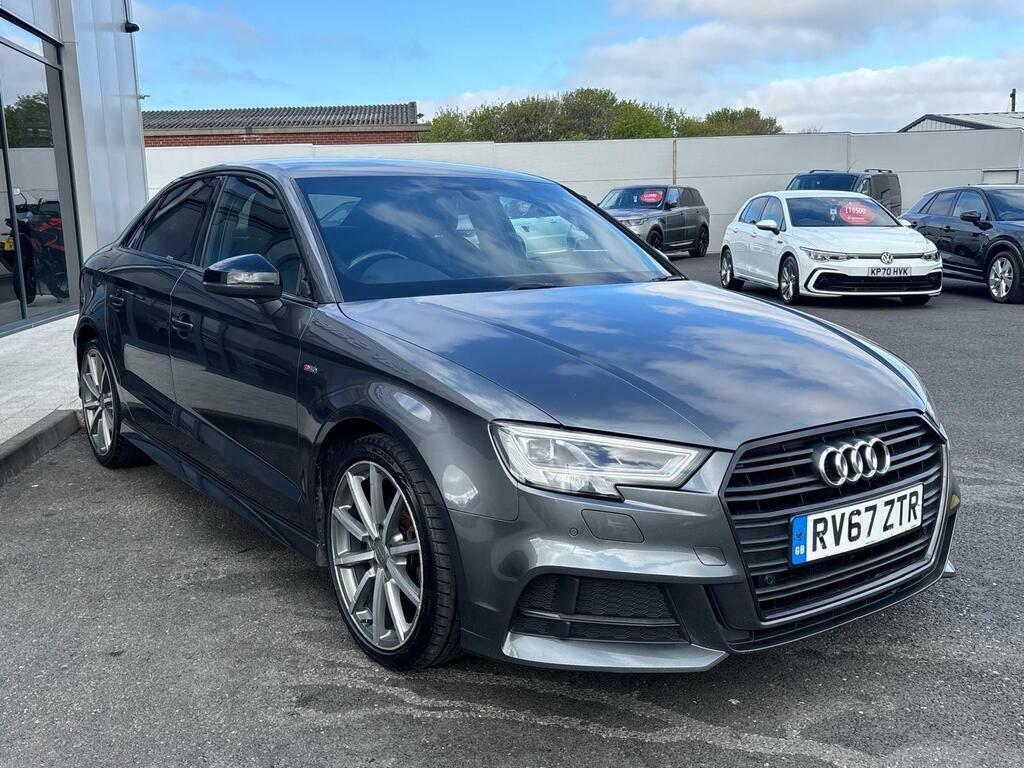 Audi A3 1.6 Tdi Black Edition Euro 6 S S RV67ZTR Grey #3
