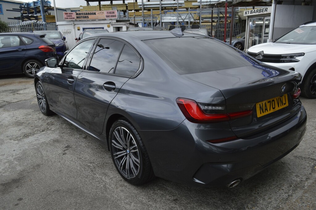 BMW 3 Series Saloon 2.0 330E M Sport Saloon 2020 NA70VNJ Grey #4