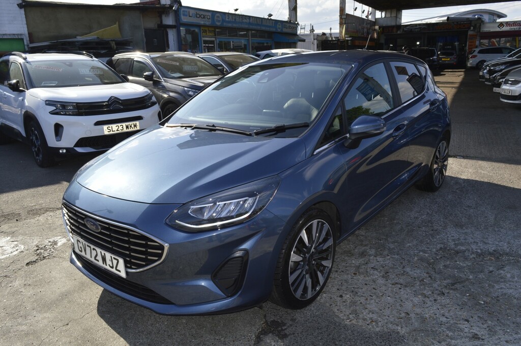 Ford Fiesta Hatchback 1.0 Fiesta Titanium X 1.0L Ecoboo GV72WJZ Blue #3