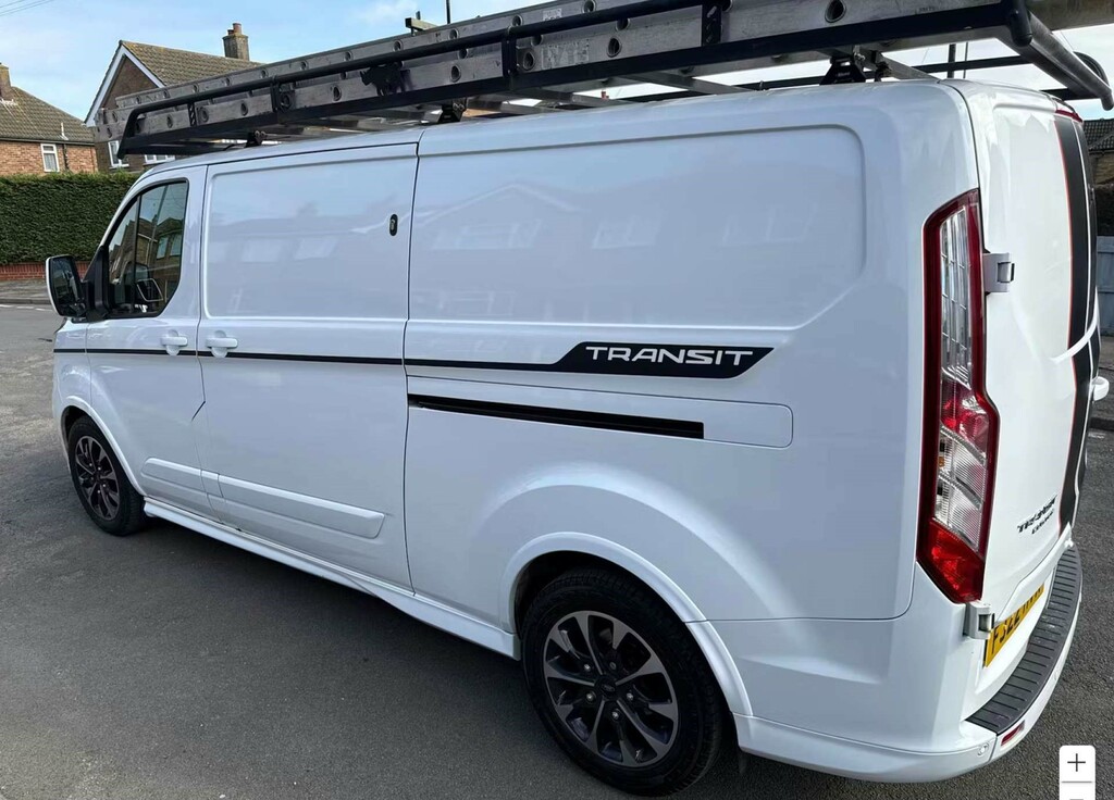 Ford Transit Custom 320 Sport Ecoblue FJ22HVX White #4