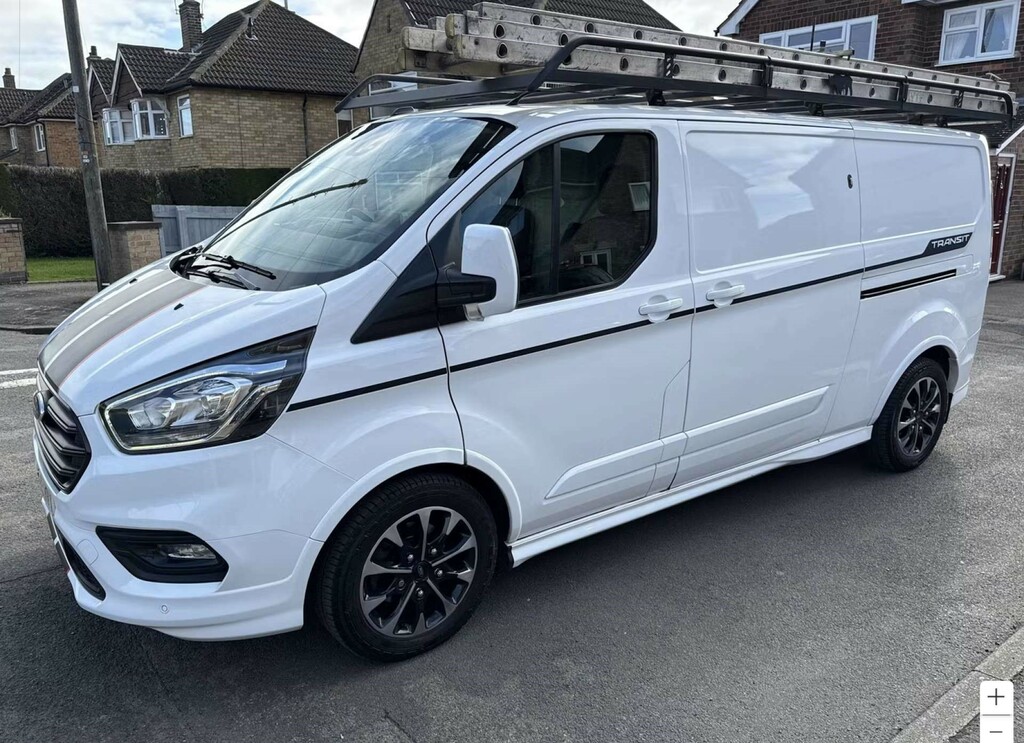 Ford Transit Custom 320 Sport Ecoblue FJ22HVX White #2