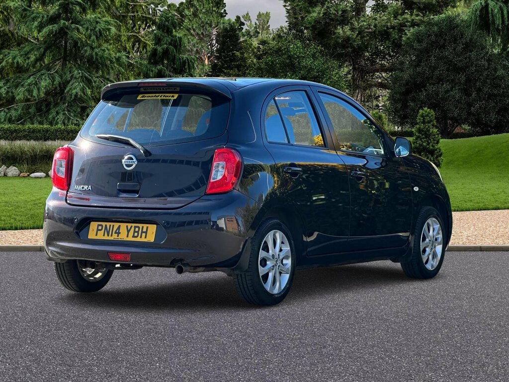 Nissan Micra 1.2 Acenta Cvt Euro 5 Black #6